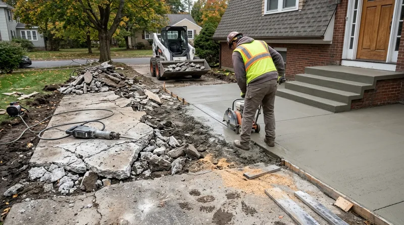 Concrete Removal & Replacement Springfield